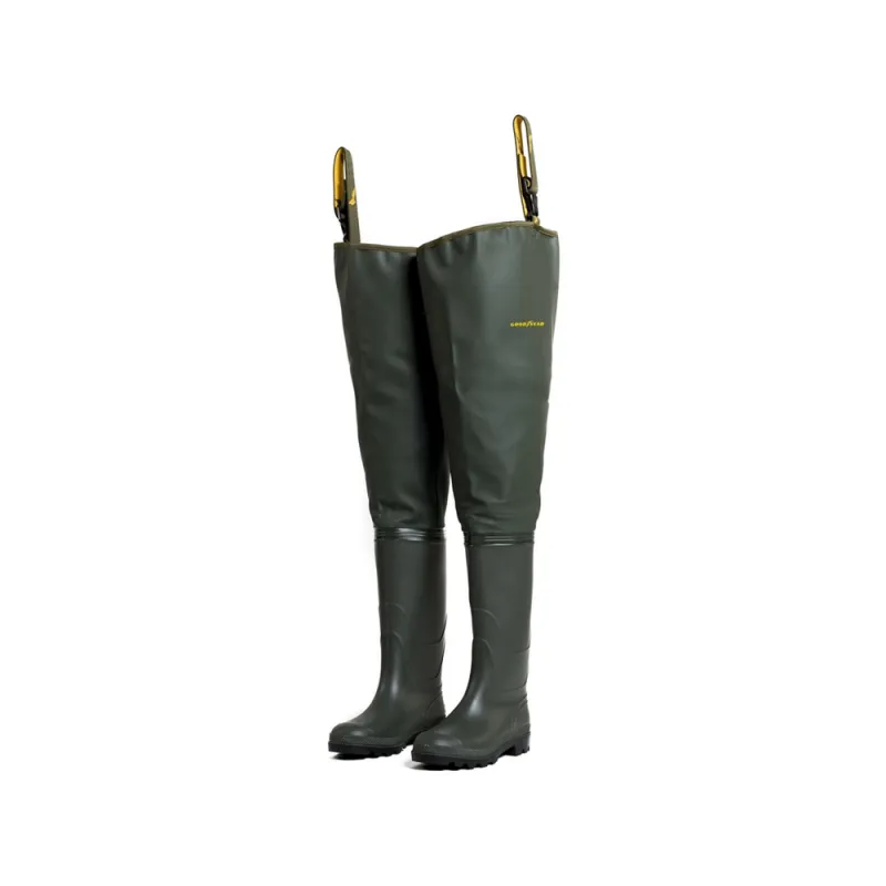 Cuissardes PVC souple kaki Goodyear Cuissardes PVC souple kaki Goodyear