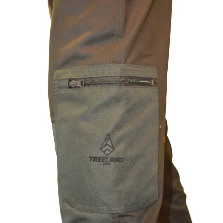 Fuseau femme polyester coton renfort ripstop kaki marron 38 à 46 Fuseau femme polyester coton renfort ripstop kaki marron 38 à 46