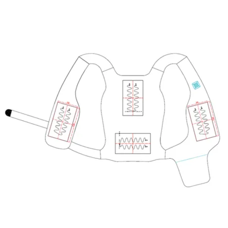 Gilet chauffant 3 niv 4 pads batterie rechargeable noir M à 2XL Gilet chauffant 3 niv 4 pads batterie rechargeable noir M à 2XL
