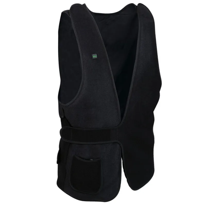 Gilet chauffant 3 niv 4 pads batterie rechargeable noir M à 2XL Gilet chauffant 3 niv 4 pads batterie rechargeable noir M à 2XL