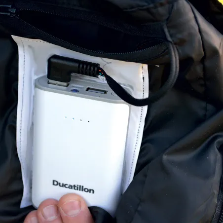 Gilet chauffant 3 niveaux polyester noir M à 2XL 75x46x4cm Gilet chauffant 3 niveaux polyester noir M à 2XL 75x46x4cm