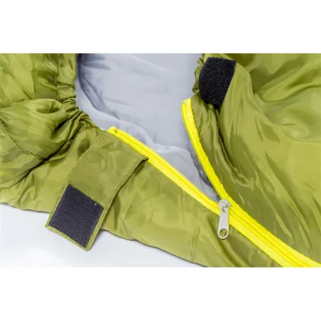 Sac de couchage mi-saison confort kaki 180(+30cm capuche) x 70cm Sac de couchage mi-saison confort kaki 180(+30cm capuche) x 70cm