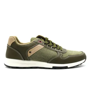 Baskets homme Palazo kaki de 40 à 45