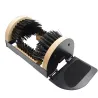 Gratte bottes 4 brosses nylon rigide 23x15cm + repose bien Gratte bottes 4 brosses nylon rigide 23x15cm + repose bien