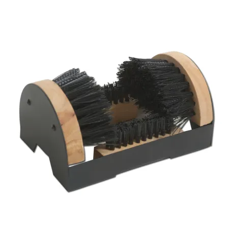 Gratte bottes 4 brosses nylon rigide 23x15cm + repose bien Gratte bottes 4 brosses nylon rigide 23x15cm + repose bien
