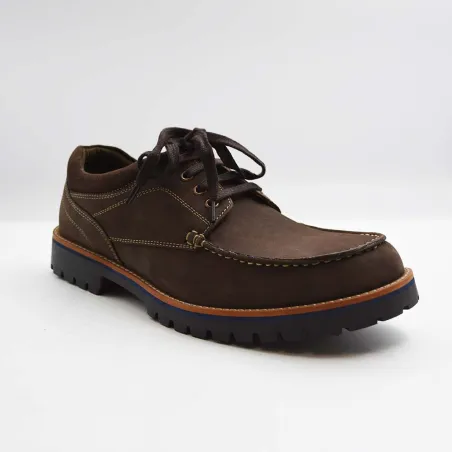 Chaussures Derby Torn cuir gras semelle TPR marron 39 à 46