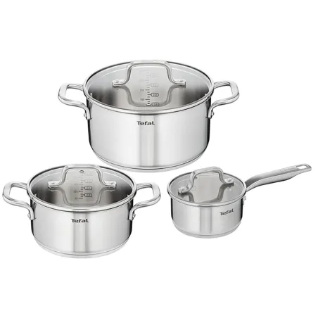 3 casseroles 3 couvercles H816S6 Infinite Ø 16, 18 et 24 cm
