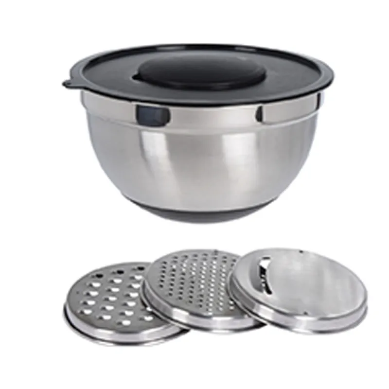 Bol Mélangeur avec 3 Râpes diam. 25,5 cm x H 14 cm