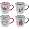 Mug Noël 200ml - Set de 4 assortis