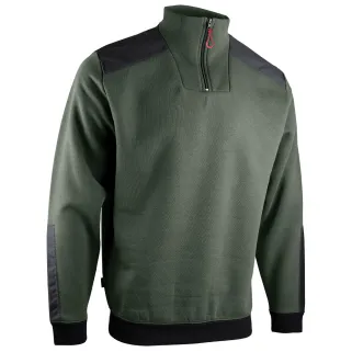 Sweat camionneur homme Barbade kaki de M à 3XL