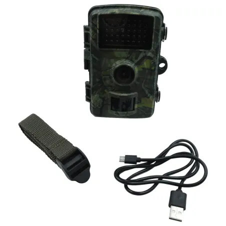 Pack Caméra chasse détecteur camouflage + 4 piles + carte SD incluses
