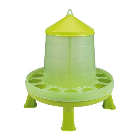 Mangeoire à trémie sur pieds verte 2, 4, 8 ou 12kg