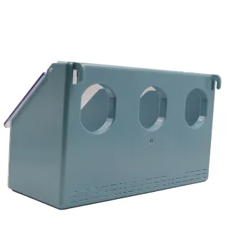 Mangeoire de cage 3 compartiments 14,7 x 25 x 10 cm