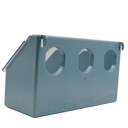 Mangeoire de cage 3 compartiments 14,7 x 25 x 10 cm