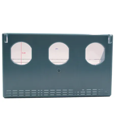 Mangeoire de cage 3 compartiments 14,7 x 25 x 10 cm