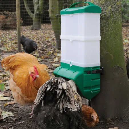Mangeoire BEC anti-gaspillage 10 Kg fixation grillage et murale