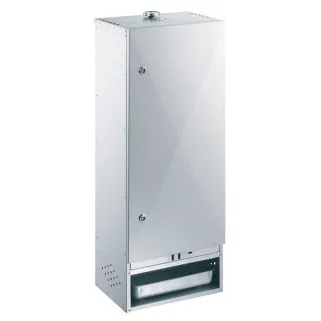 Fumoir Peetz F100 acier aluminisé avec porte H 100 x L 39 x P 28 cm