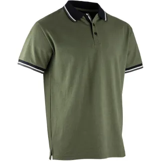Polo manche courtes Lewis élégant coton polyester vert S à 3XL