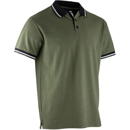 Polo manche courtes Lewis élégant coton polyester vert S à 3XL