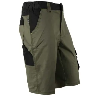 Bermuda de travail homme ULYSSE coton polyester kaki gris 38 à 50