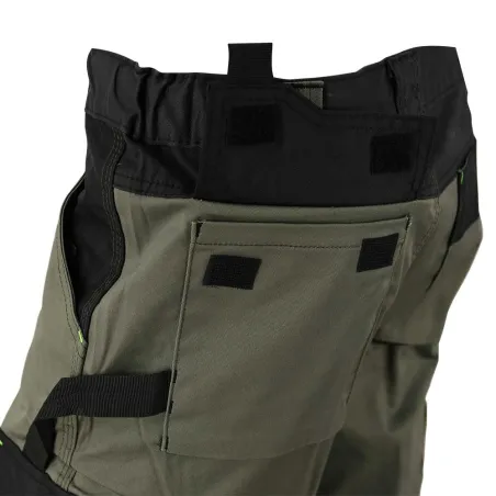 Bermuda de travail homme ULYSSE coton polyester kaki gris 38 à 50