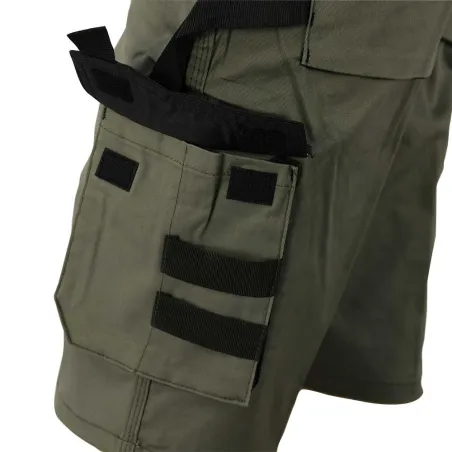 Bermuda de travail homme ULYSSE coton polyester kaki gris 38 à 50