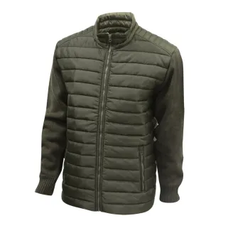 Doudoune matelassée nylon déperlant manches en maille S à 2XL