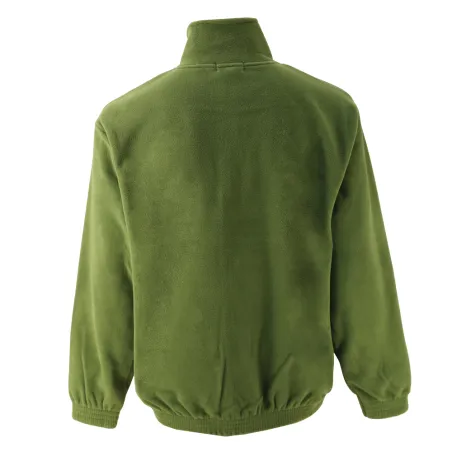 Blouson polaire broderie canard 2 poches polyester kaki M à 3XL