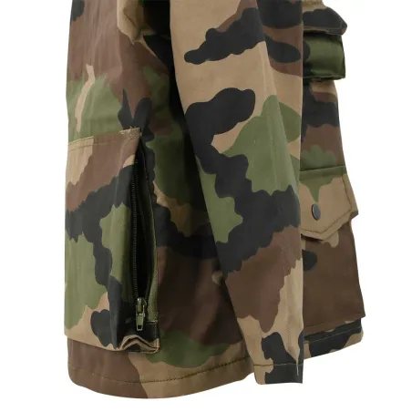 Veste chasse fermeture glissière coton polyester camo 6 à 16 ans
