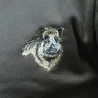 Sweat brodé sanglier vert