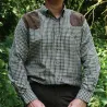 Chemise Percussion® Sologne vert marron