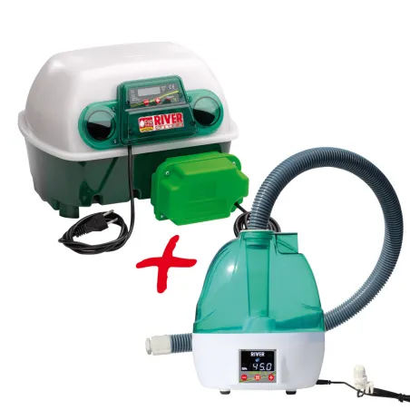 Couveuse automatique River Systems Egg Tech 12 humidificateur Nebula