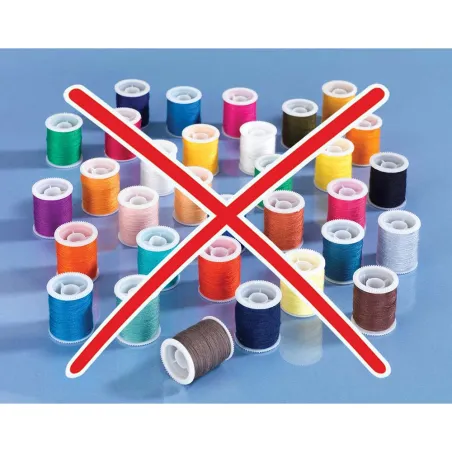 Fil à Coudre Transparent 2 Pièces