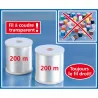Fil à Coudre Transparent 2 Pièces
