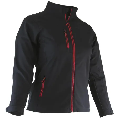 Veste softshell femme Alba 4 poches polyester noir XXS à 2XL