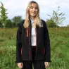 Veste softshell femme Alba 4 poches polyester noir XXS à 2XL