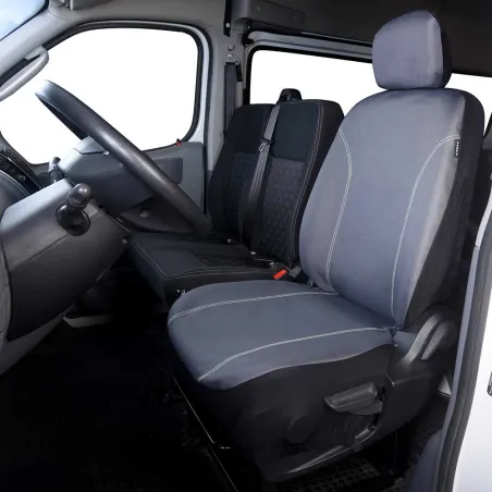 Housse conducteur utilitaire 2 parties avec appui-tête - siège avant