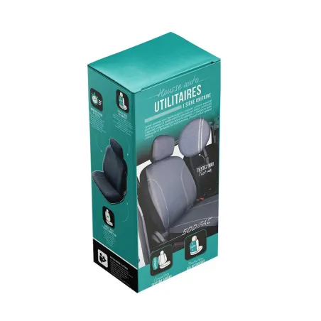 Housse conducteur utilitaire 2 parties avec appui-tête - siège avant