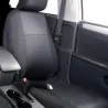 Housse siège avant Catania noir 2 parties avec appui-tête