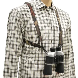 Harnais porte jumelles confort camo mossy oak ou noir