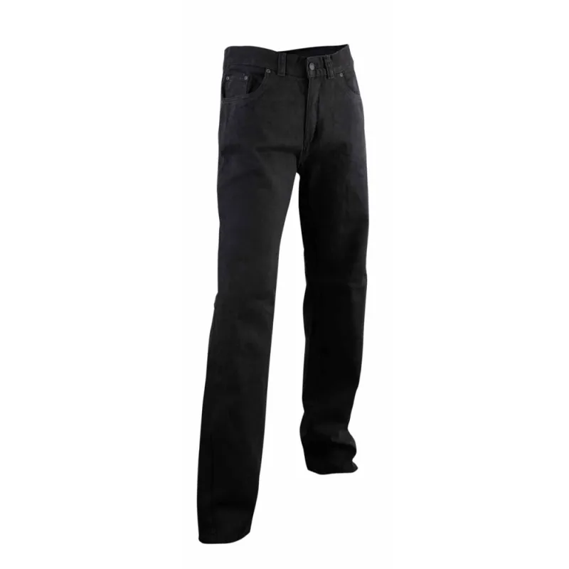 Jeans homme coupe droite regular stretch LMA noir T38 à T60