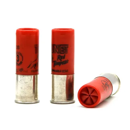 Boite de 25 cartouches vent d'est red tempest bourre jupe 12/76