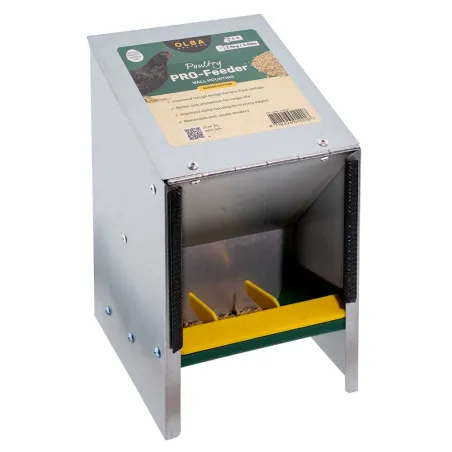 Mangeoire trémie galva 2,5 kg ProFeeder anti-gaspillage