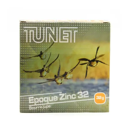 Boite de 25 cartouches Epoque Zinc bourre jupe 12/70 32g n°5