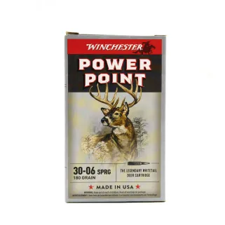 Boite de 20 Balles Power-point Super X pointe molle plomb