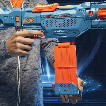 Pistolet NERF Elite 2.0 Echo CS 10 24 flechettes incluses