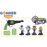 Set Zombie Attack Enfant - Pistolet 24 Balles + 4 Figurines