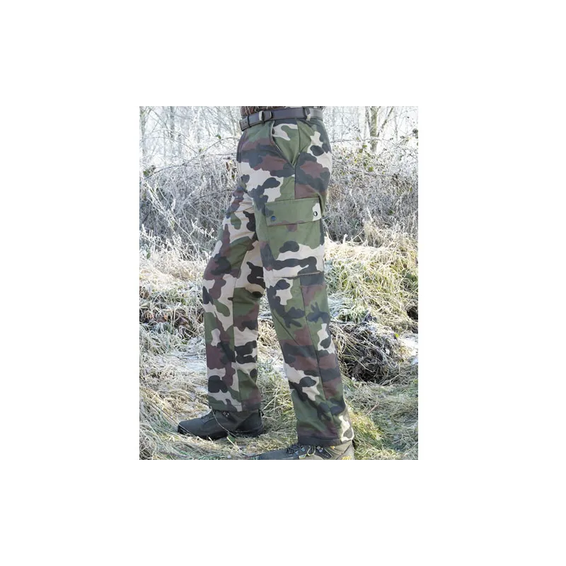 Pantalon F1 4 poches coton polyester polaire camo 38 à 50 