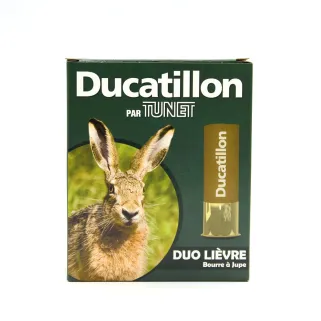 Boite de 10 Cartouches de chasse cal.12/70 DUCATILLON® "Duo Lièvre"