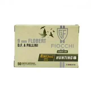 50 cartouches cal 9mm Flobert double charge cuivre 36mm